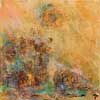 Brumes V�nitiennes, 30x30 cm, Mixed media on wood
